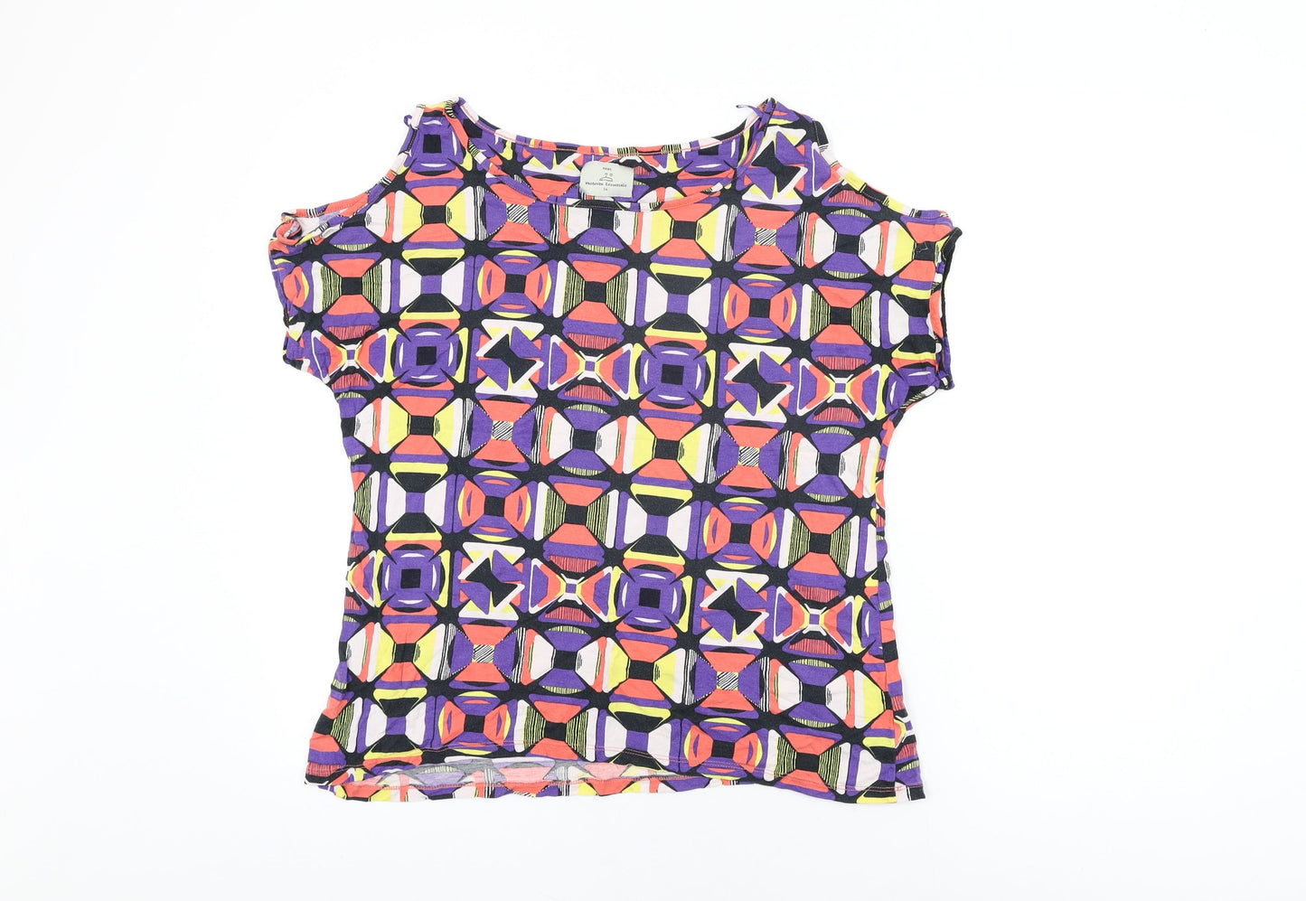 Womens UK Size 14 NEXT Multicoloured Basic T-Shirt