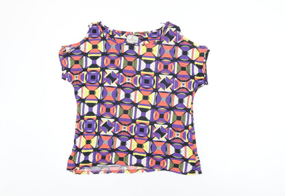 Womens UK Size 14 NEXT Multicoloured Basic T-Shirt