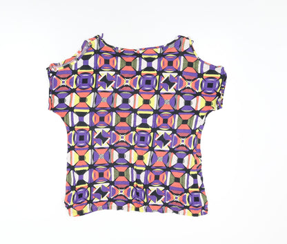 Womens UK Size 14 NEXT Multicoloured Basic T-Shirt
