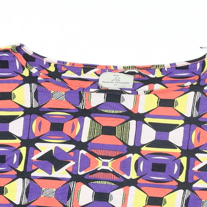 Womens UK Size 14 NEXT Multicoloured Basic T-Shirt
