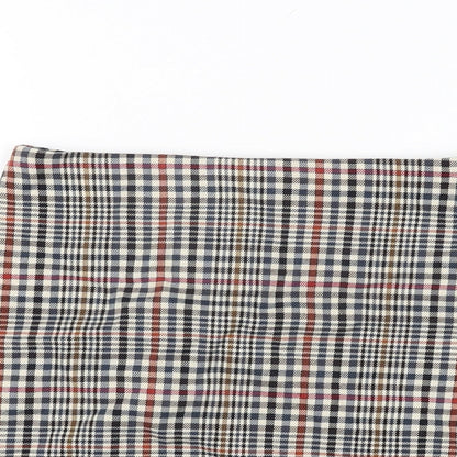 New Look Womens Multicoloured Geometric Polyester Mini Skirt Size 10 Zip