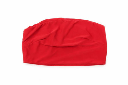 Womens UK Size 8 PRETTYLITTLETHING Red Basic T-Shirt