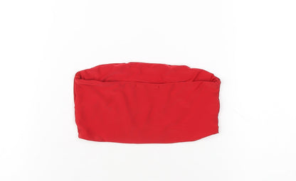 Womens UK Size 8 PRETTYLITTLETHING Red Basic T-Shirt