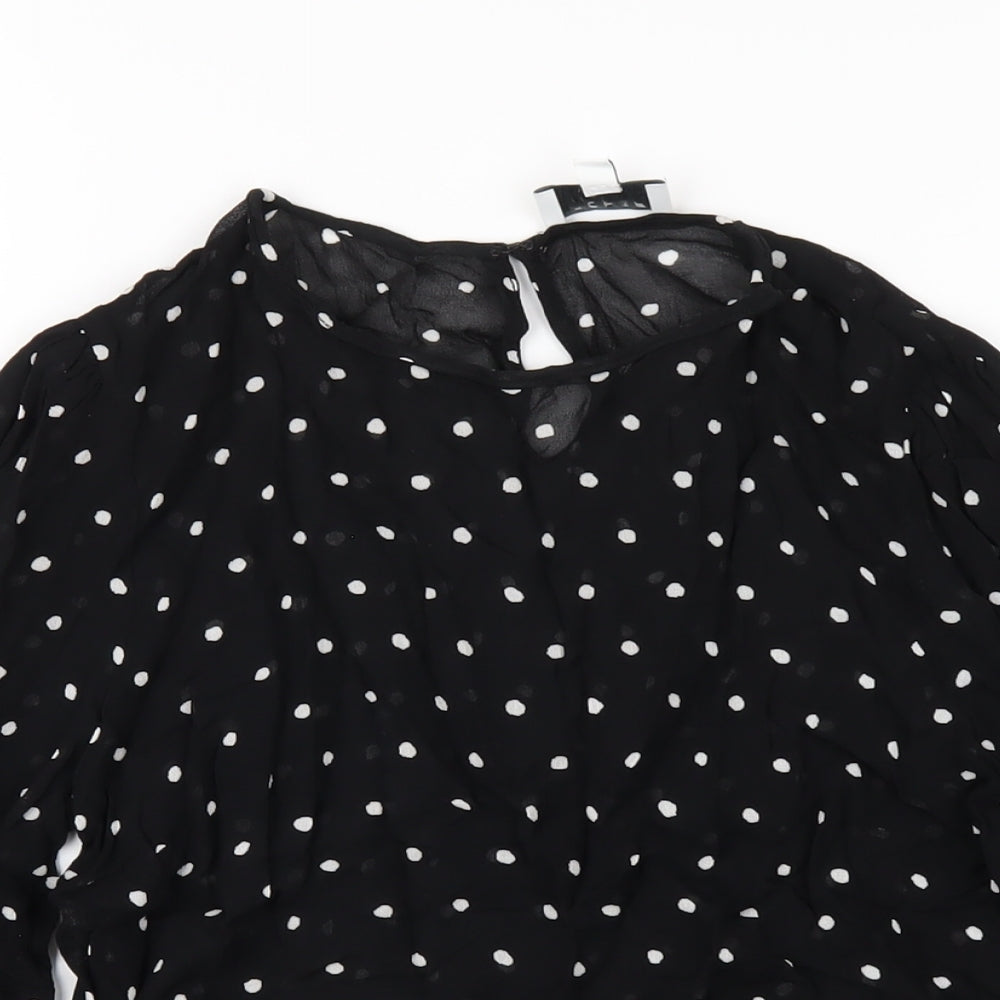 Womens UK Size 10 Witchery Black Basic T-Shirt