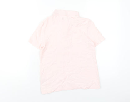 Womens UK Size 6 Marks and Spencer Pink Basic Polo