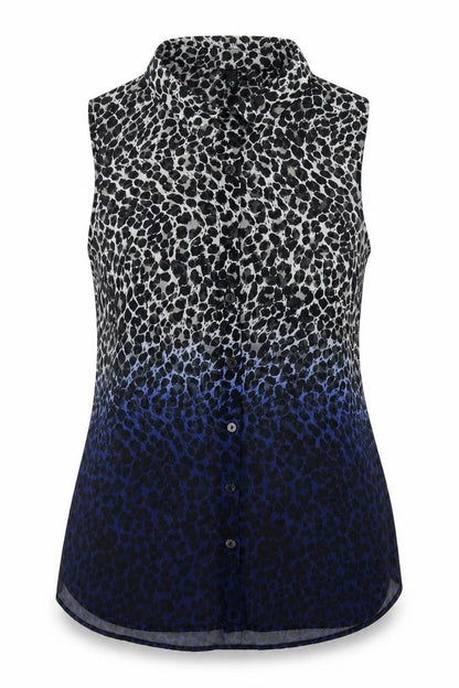 Womens UK Size 8 H&M Multicoloured Basic Button-Up