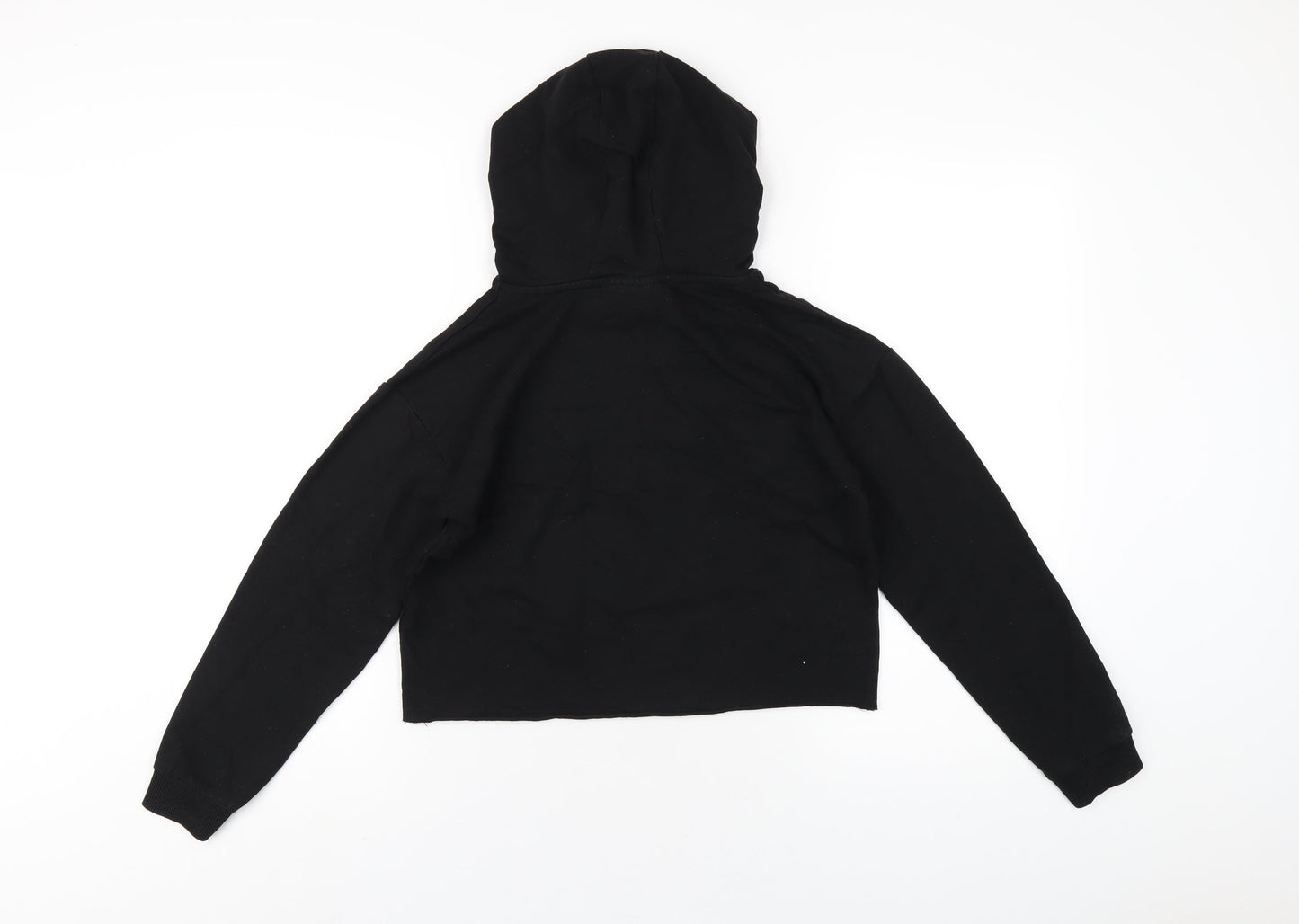 Friends Girls Black Cotton Pullover Hoodie Size 11-12 Years Pullover - Friends Logo