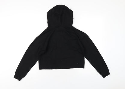 Friends Girls Black Cotton Pullover Hoodie Size 11-12 Years Pullover - Friends Logo
