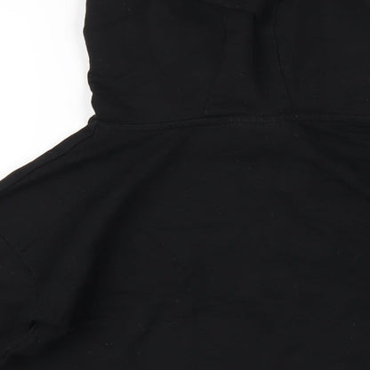 Friends Girls Black Cotton Pullover Hoodie Size 11-12 Years Pullover - Friends Logo