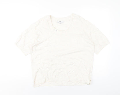 Womens UK Size S NEXT Ivory Pullover Jumper