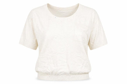 Next Womens Ivory Round Neck Viscose Pullover Jumper Size S