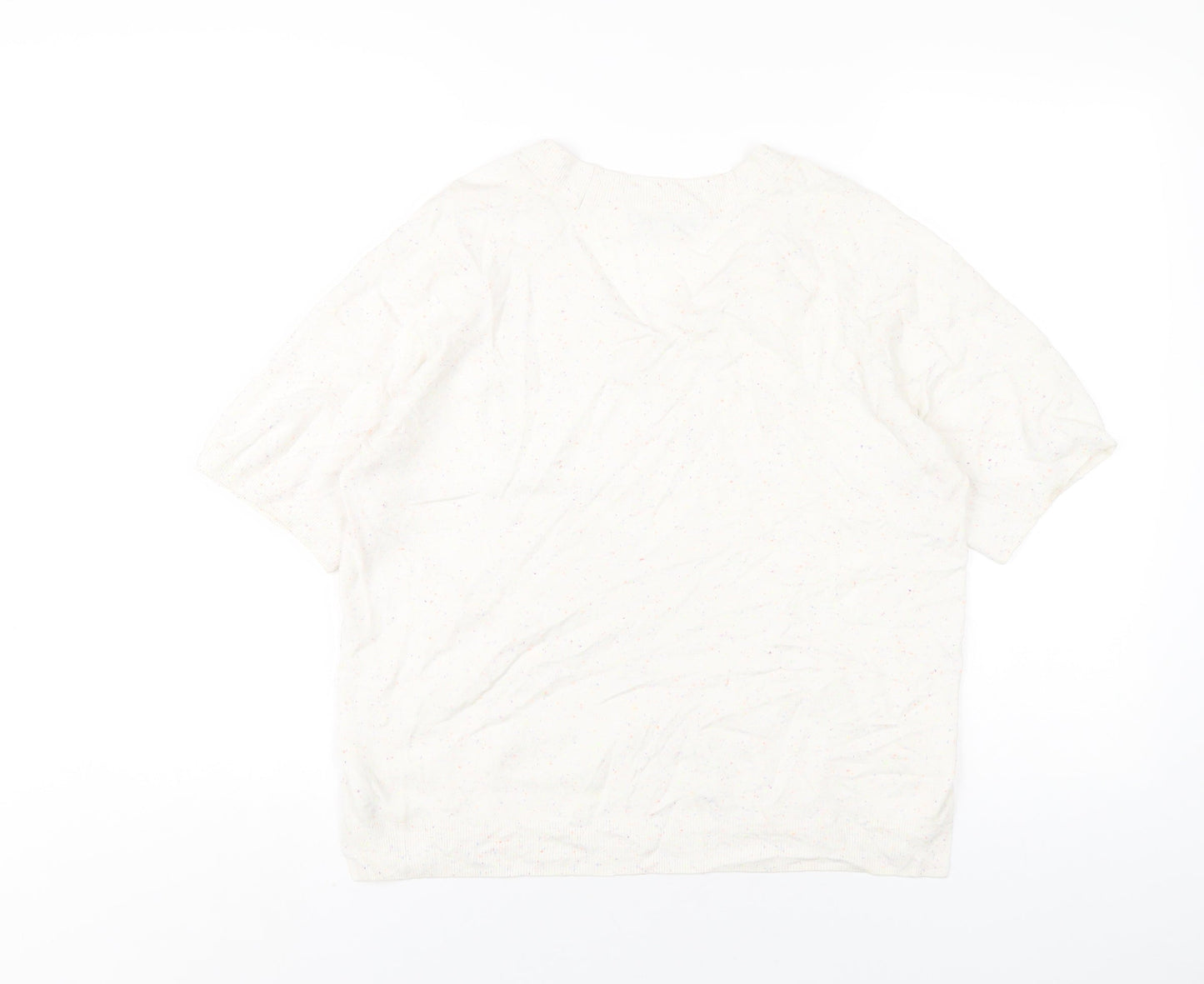 Womens UK Size S NEXT Ivory Pullover Jumper