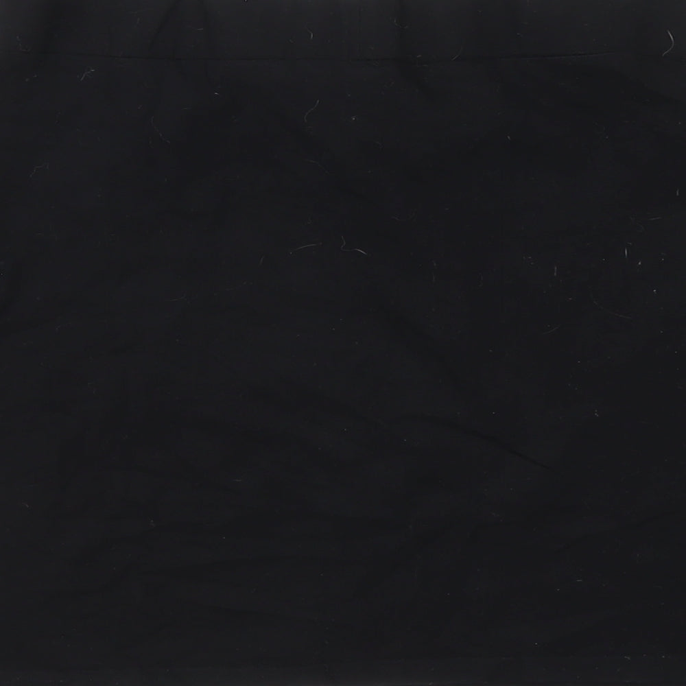 H&M Womens Black Cotton Straight & Pencil Skirt Size S