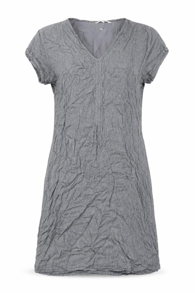 Sandwich Womens Grey Cotton A-Line Size 8 V-Neck Pullover