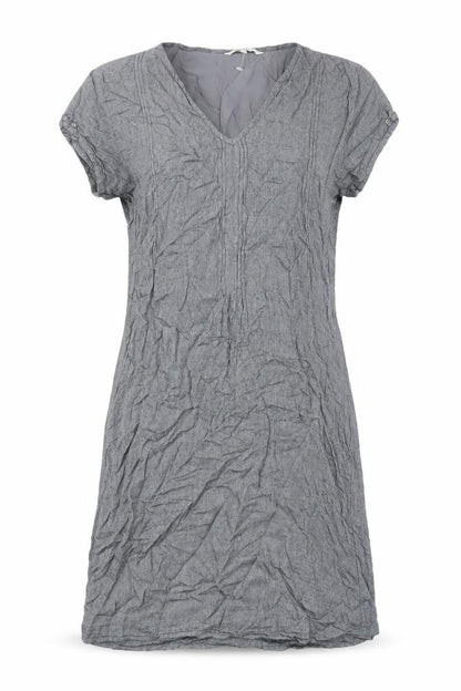 Sandwich Womens Grey Cotton A-Line Size 8 V-Neck Pullover