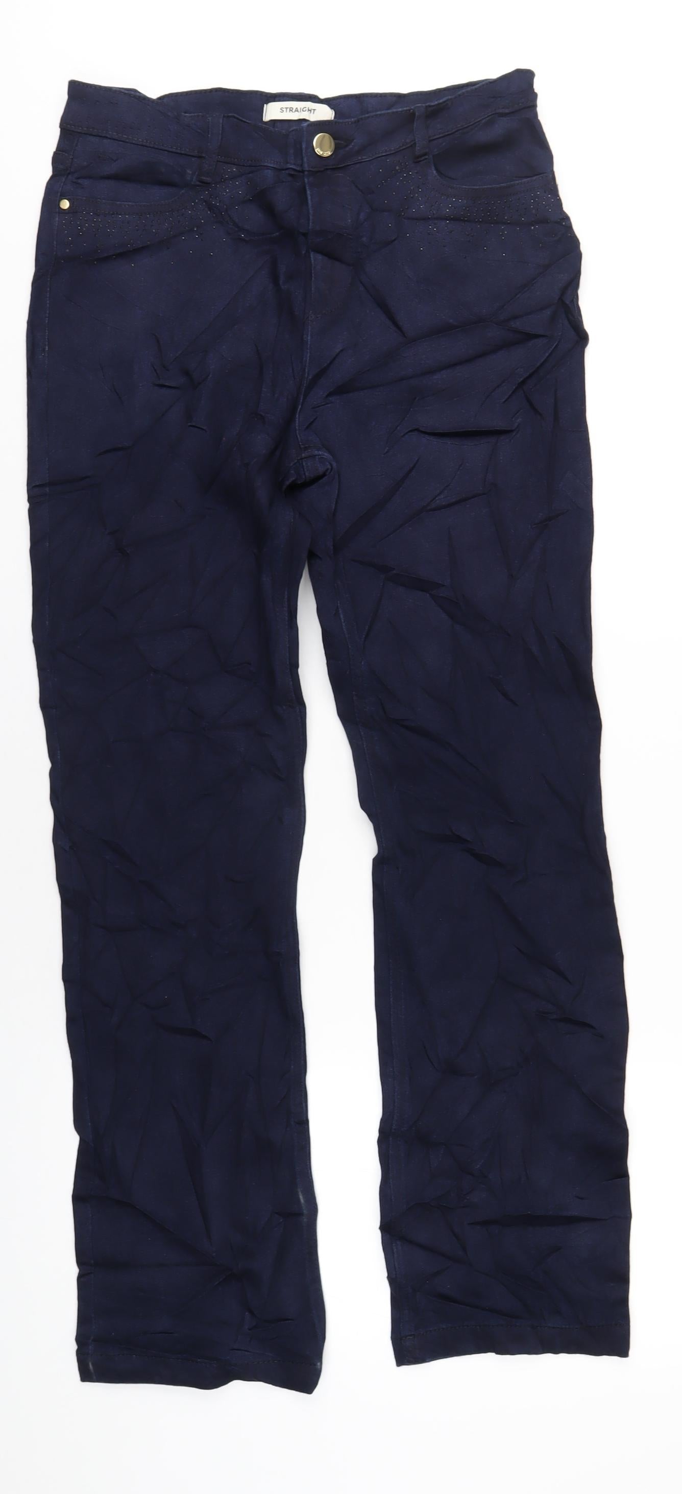 Womens UK Size 12 Marks and Spencer Regular Fit Skinny Blue Jeans