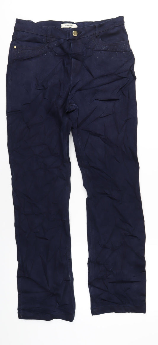 Womens UK Size 12 Marks and Spencer Regular Fit Skinny Blue Jeans