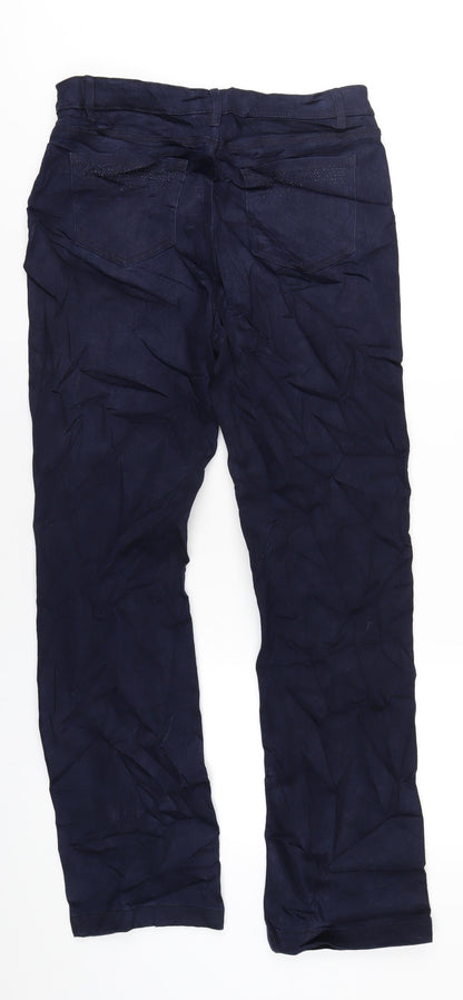 Womens UK Size 12 Marks and Spencer Regular Fit Skinny Blue Jeans