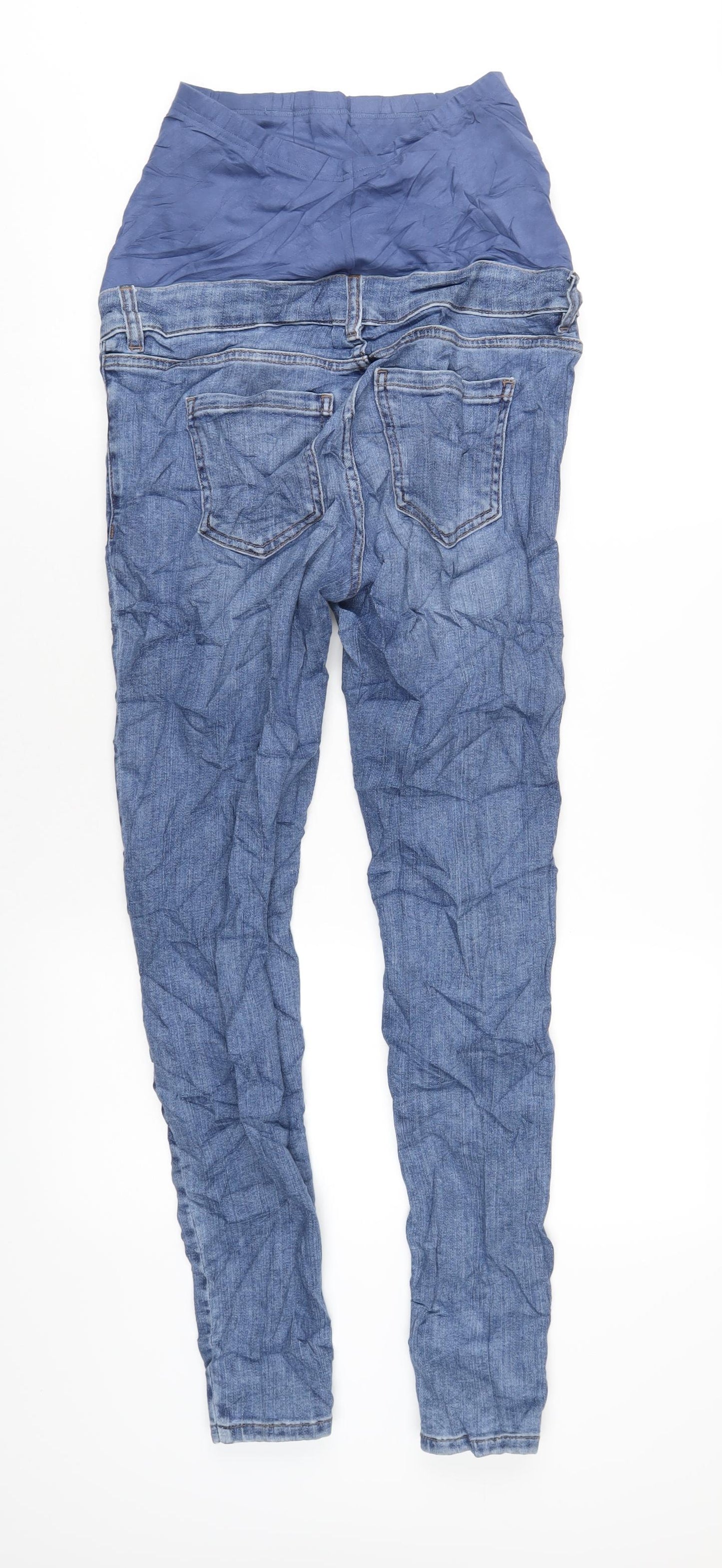 Womens UK Size 8 Marks and Spencer Regular Fit Skinny Blue Jeans