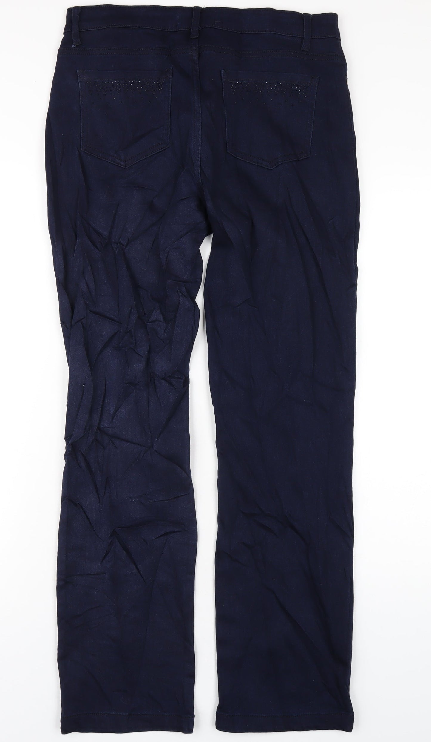 Womens UK Size 30 in Marks and Spencer Regular Fit Straight Blue Jeans