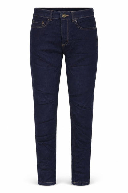 Marks & Spencer Womens Blue Cotton Skinny Jeans Size 10 L28 in Regular Zip