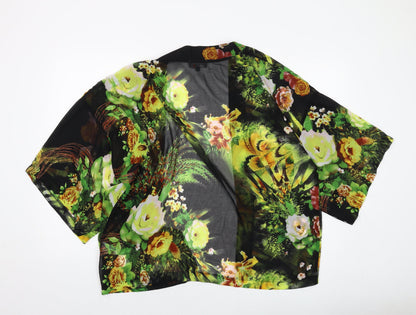Apricot Womens Multicoloured Floral Polyester Cover Up Size M