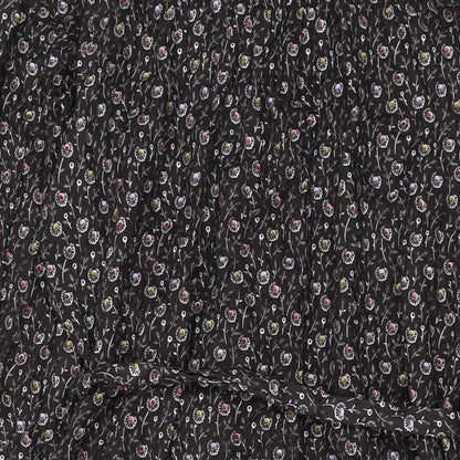 NEXT Womens Grey Geometric Viscose A-Line Size 16 Collared Button