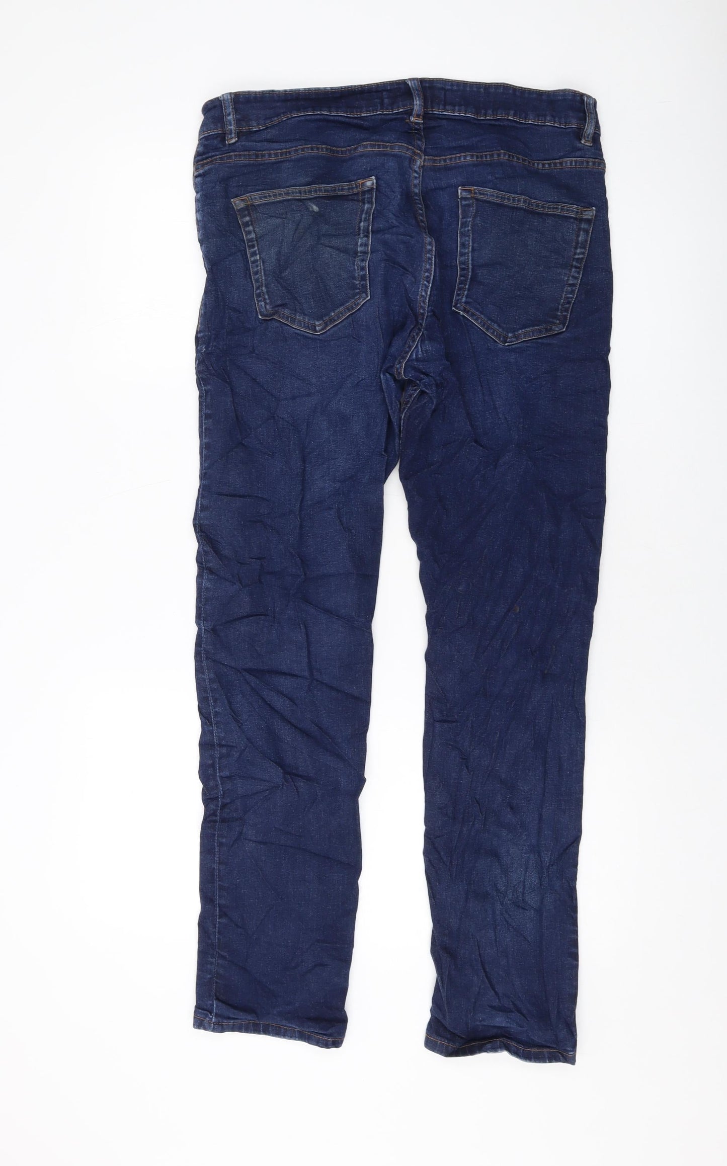 Mens UK Size 33 in NEXT Regular Fit Straight Blue Jeans