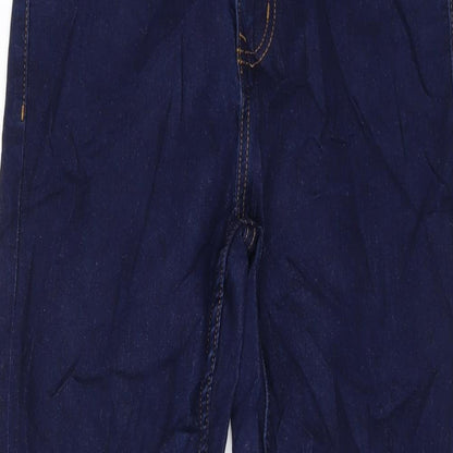 Womens UK Size 10 Marks and Spencer Slim Fit Straight Black Jeans
