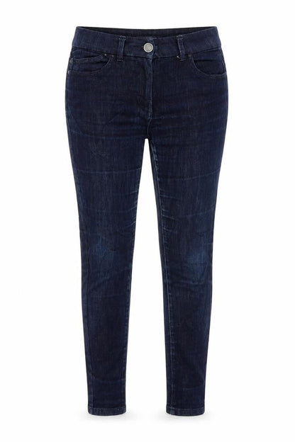 Marks and Spencer Womens Blue Cotton Jegging Jeans Size 12 L27 in Regular Button