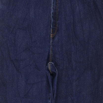 Womens UK Size 32 in Marks and Spencer Regular Fit Straight Blue Jeans