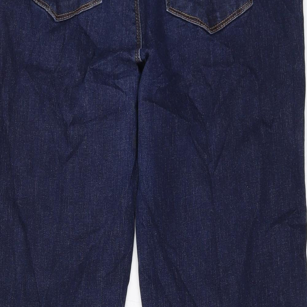 Womens UK Size 32 in Marks and Spencer Regular Fit Straight Blue Jeans