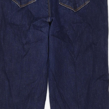 Womens UK Size 32 in Marks and Spencer Regular Fit Straight Blue Jeans