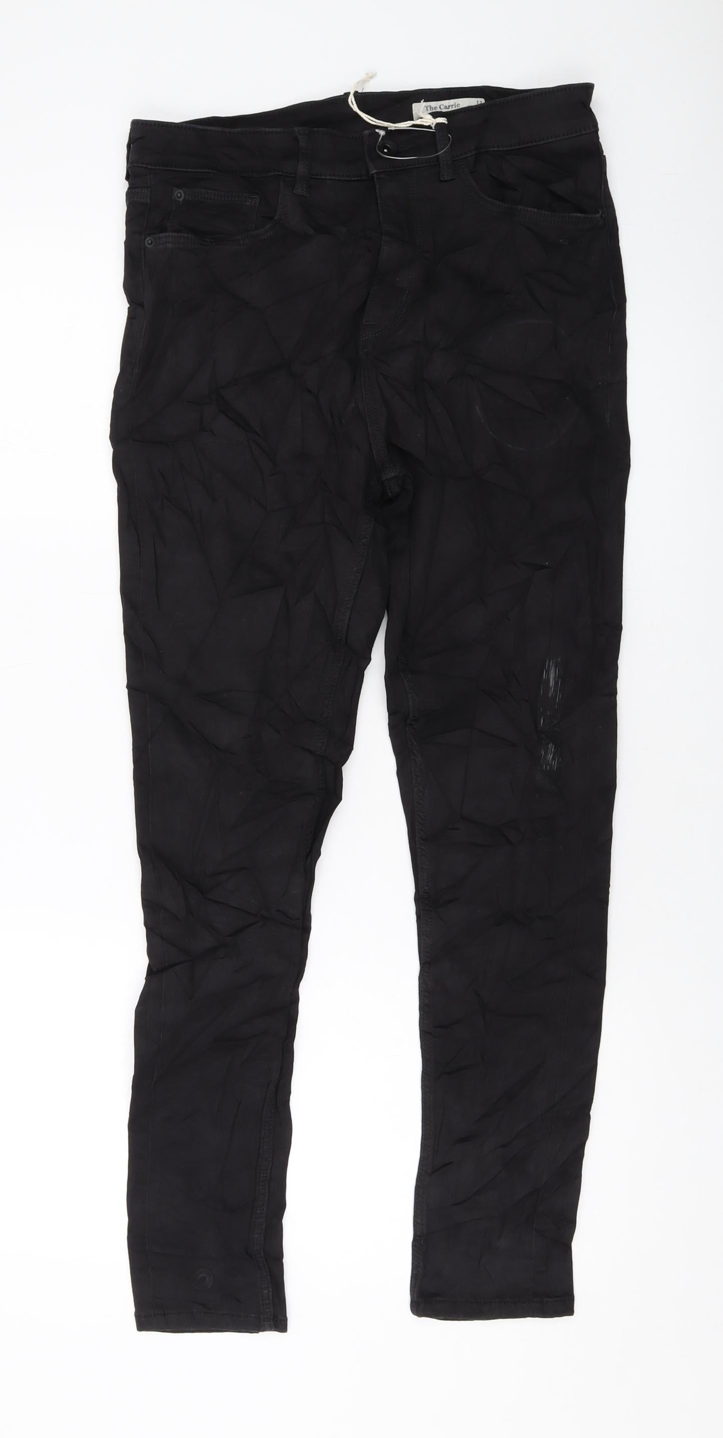 Womens UK Size 12 Marks and Spencer Regular Fit Skinny Black Jeans