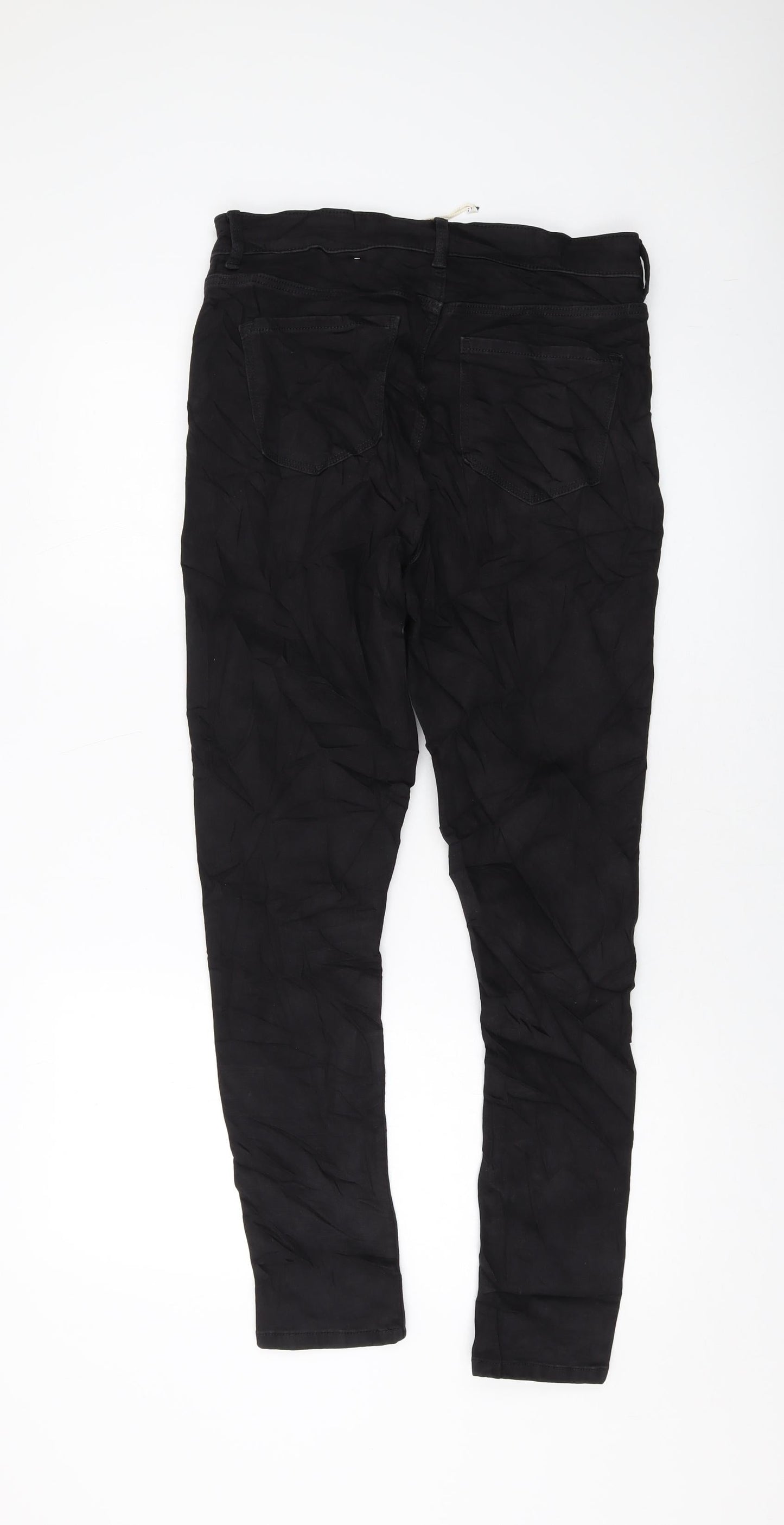 Womens UK Size 12 Marks and Spencer Regular Fit Skinny Black Jeans