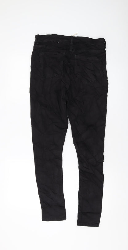 Womens UK Size 12 Marks and Spencer Regular Fit Skinny Black Jeans