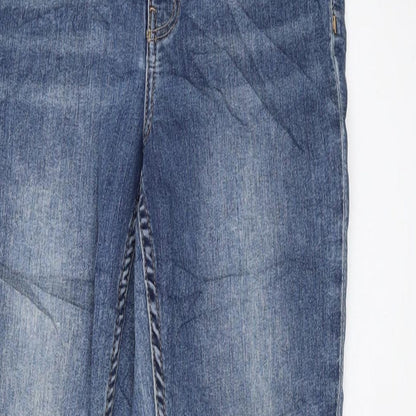 Womens UK Size 12 H&M Regular Fit Skinny Blue Jeans