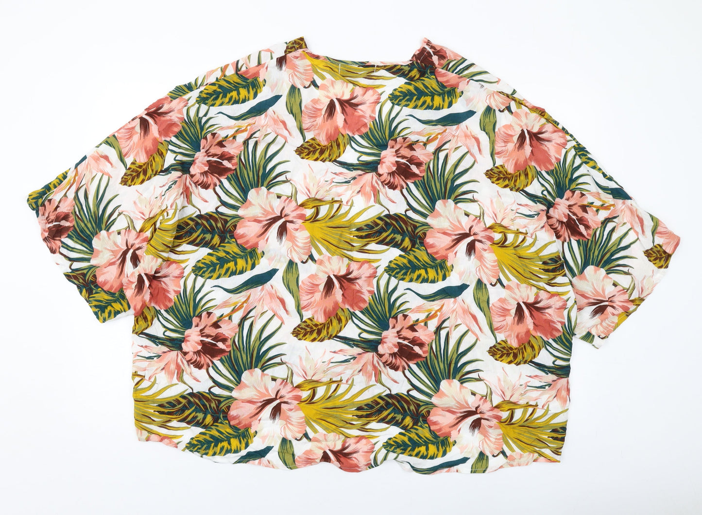 NEXT Womens Multicoloured Floral Viscose Cover Up Size M