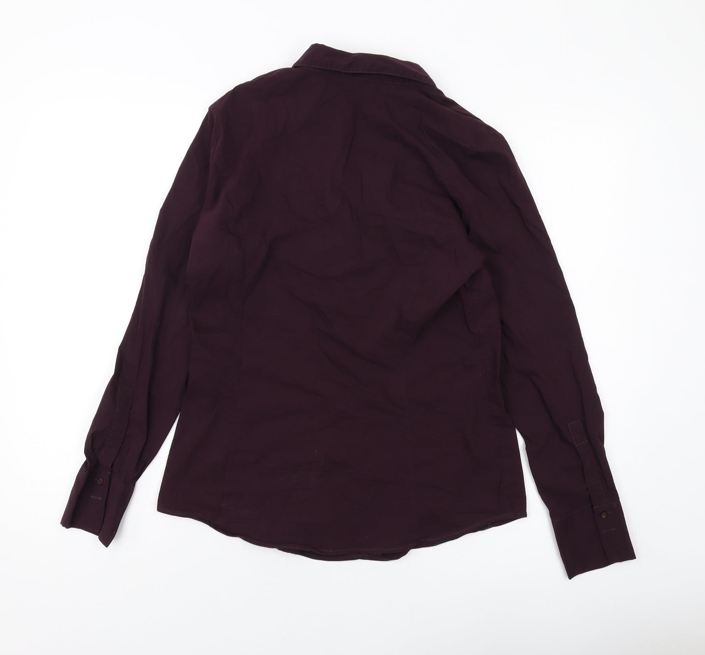 Womens UK Size 12 MORE & MORE Purple Basic Button-Up