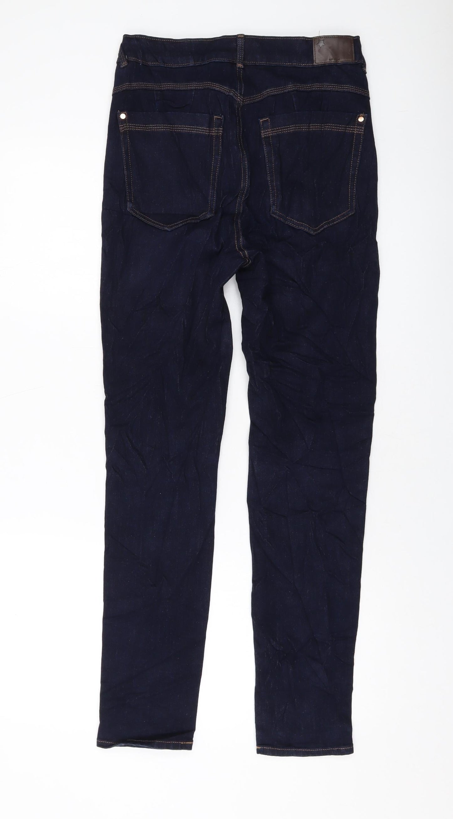 Womens UK Size 10 Marks and Spencer Regular Fit Skinny Blue Jeans