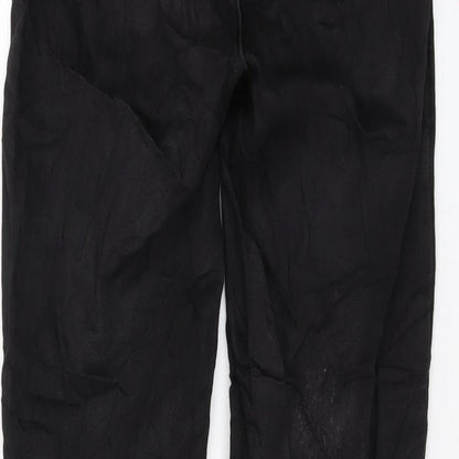 New Look Womens Black Cotton Skinny Jeans Size 10 L24 in Regular Button