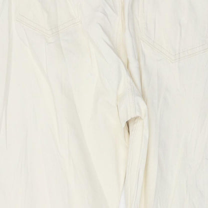 Womens UK Size 22 Marks and Spencer Slim Fit Mom Ivory Jeans