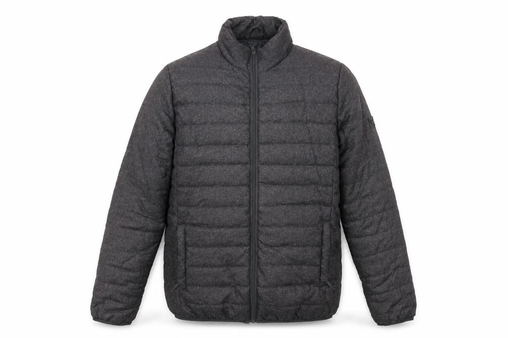 Mens UK Size M Brave Soul Grey Puffer Jacket
