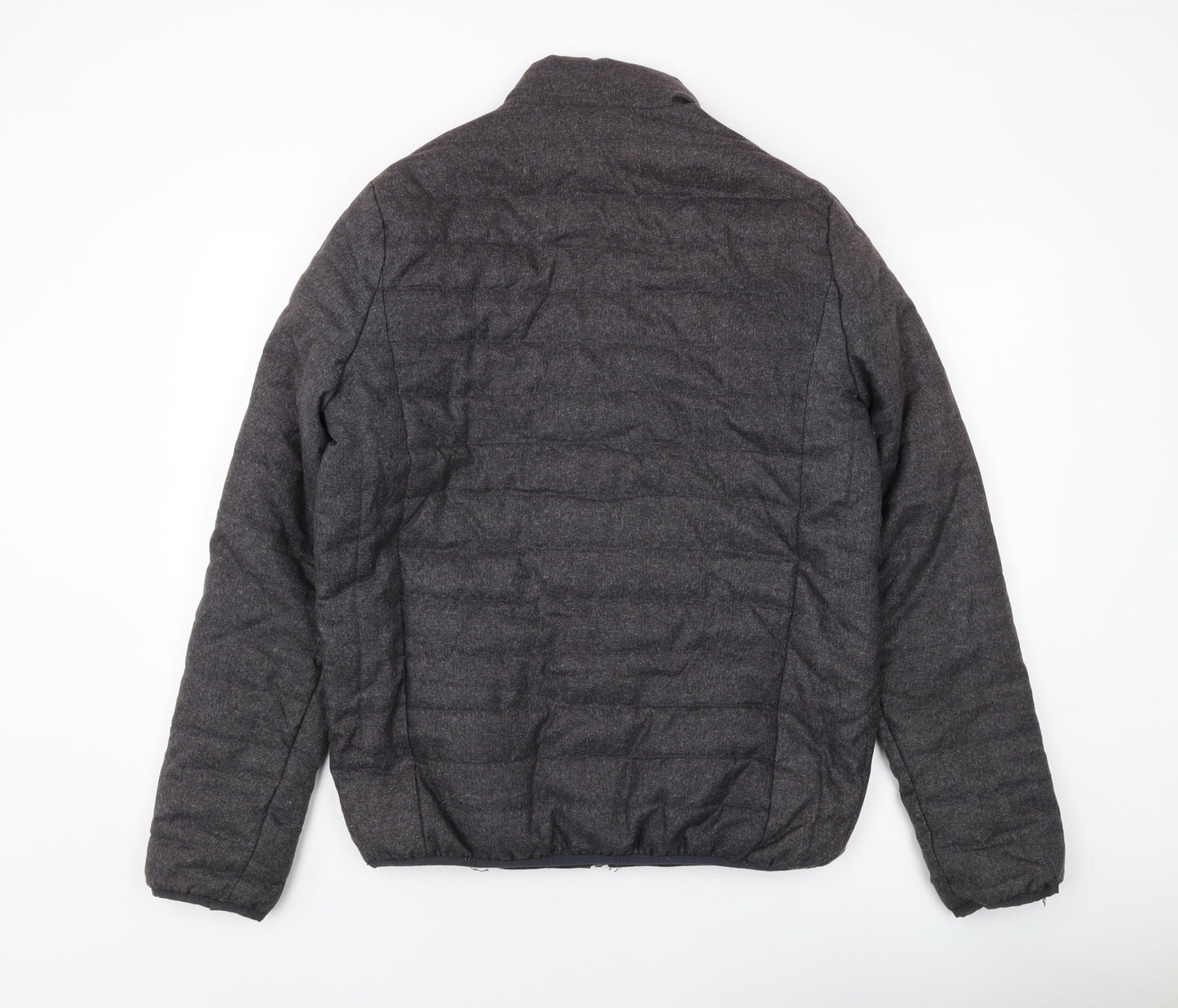 Mens UK Size M Brave Soul Grey Puffer Jacket