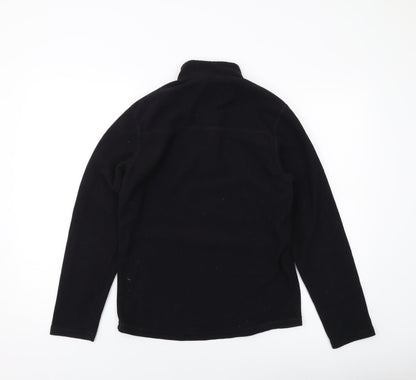 Quechua Womens Black Polyester Pullover Sweatshirt Size S Zip