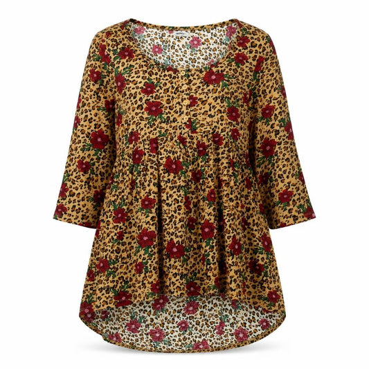 Womens UK Size 12 Simply Be Multicoloured Tunic Blouse