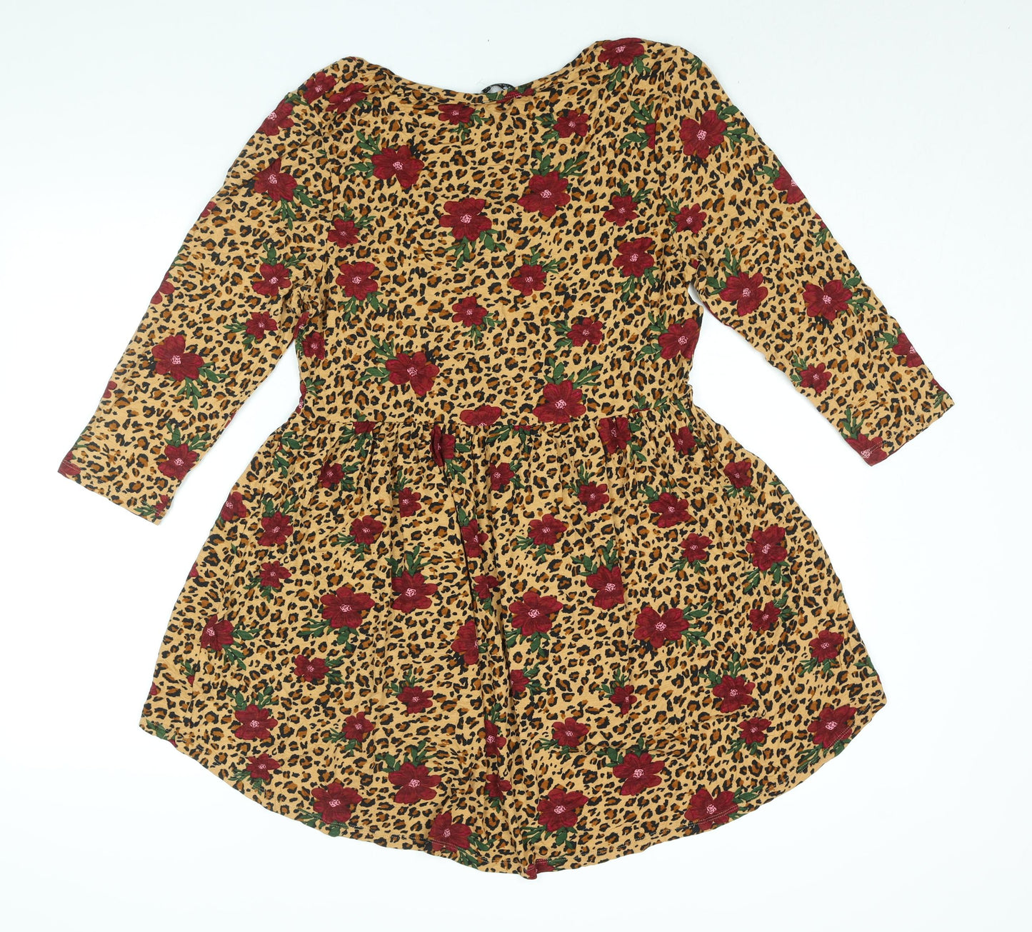 Womens UK Size 12 Simply Be Multicoloured Tunic Blouse