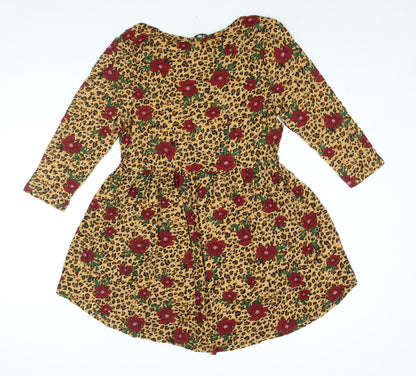 Womens UK Size 12 Simply Be Multicoloured Tunic Blouse