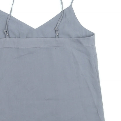 Womens UK Size 6 Topshop Grey Camisole Blouse