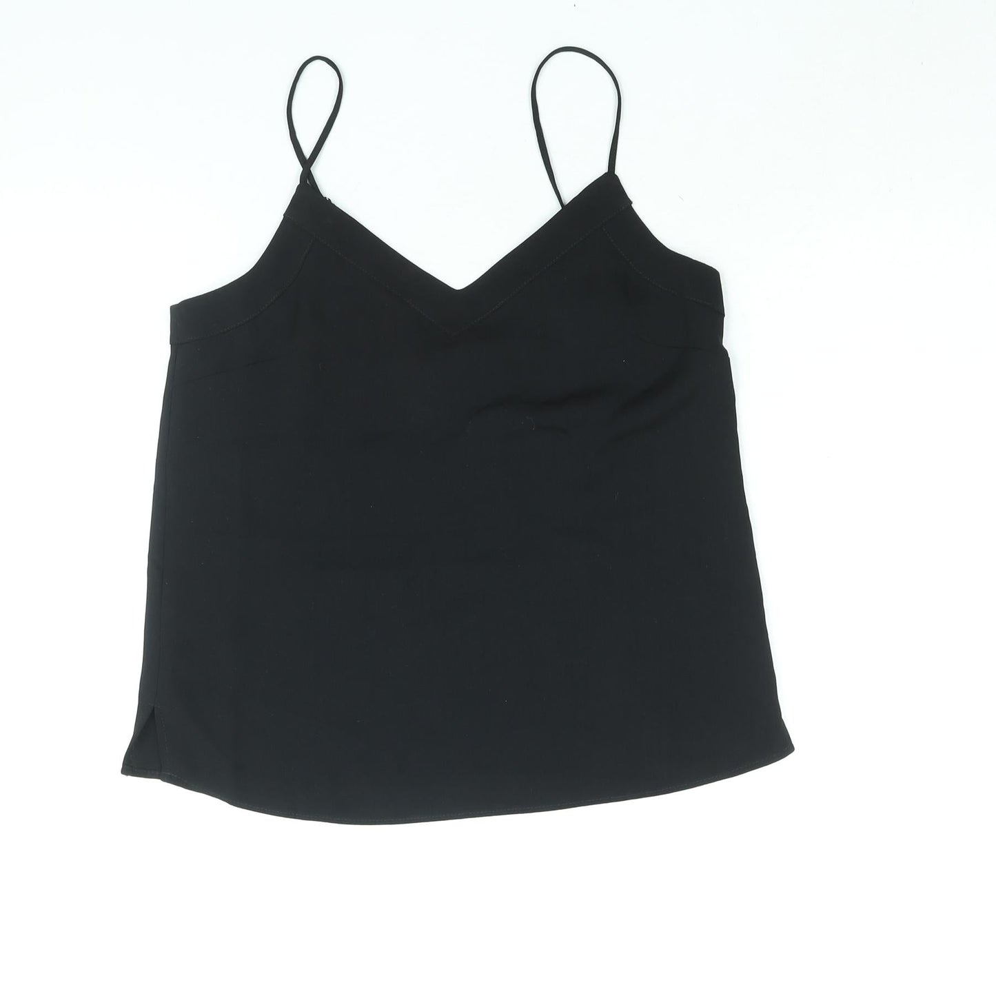 Womens UK Size 6 Topshop Black Camisole Blouse